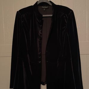 Velour black jacket
